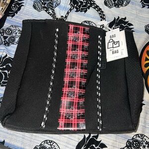 Stylish Black and Pink Tote Bag